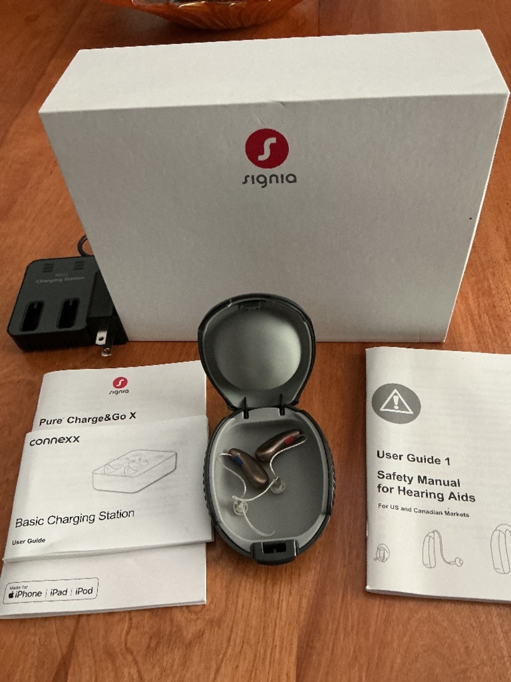 Signia 2x Pure Charge & Go Rechargeable Hearing Aids Headphones